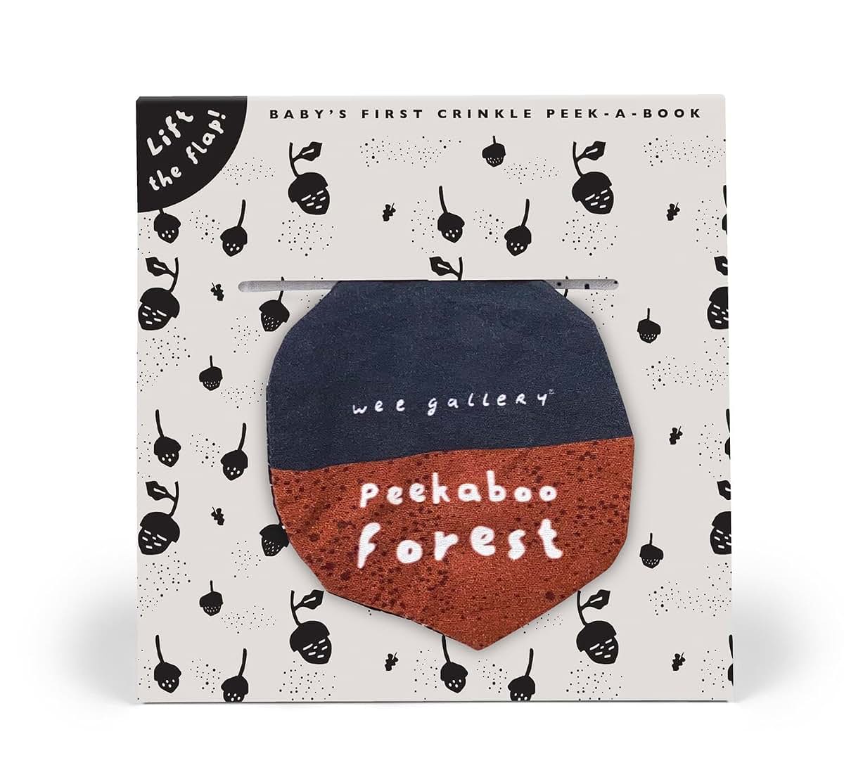Peekaboo Forest: Baby's First Crinkle Peek-A-Book - Lift the flap! (Wee Gallery Peekaboo Cloth Books, 1)