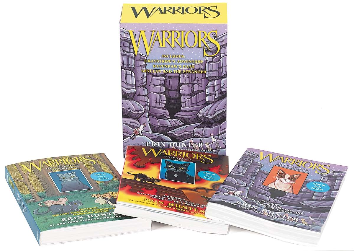 Warriors 3-Book Full-Color Box Set: Graystripe's Adventure; Ravenpaw's Path, SkyClan and the Stranger (Warriors Manga)