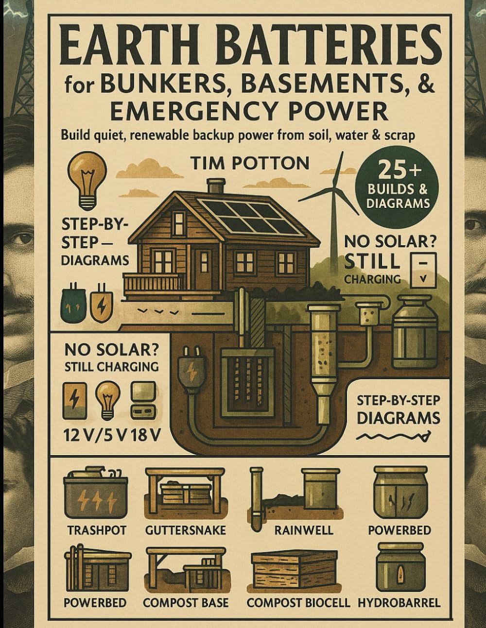 Earth Batteries for Bunkers, Basements, and Emergency Power