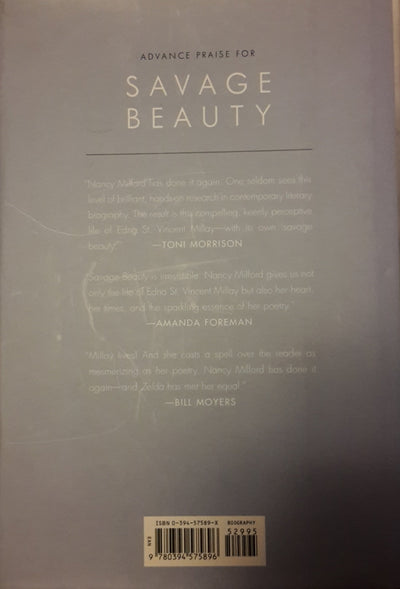 Savage Beauty: The Life of Edna St. Vincent Millay by Milfor