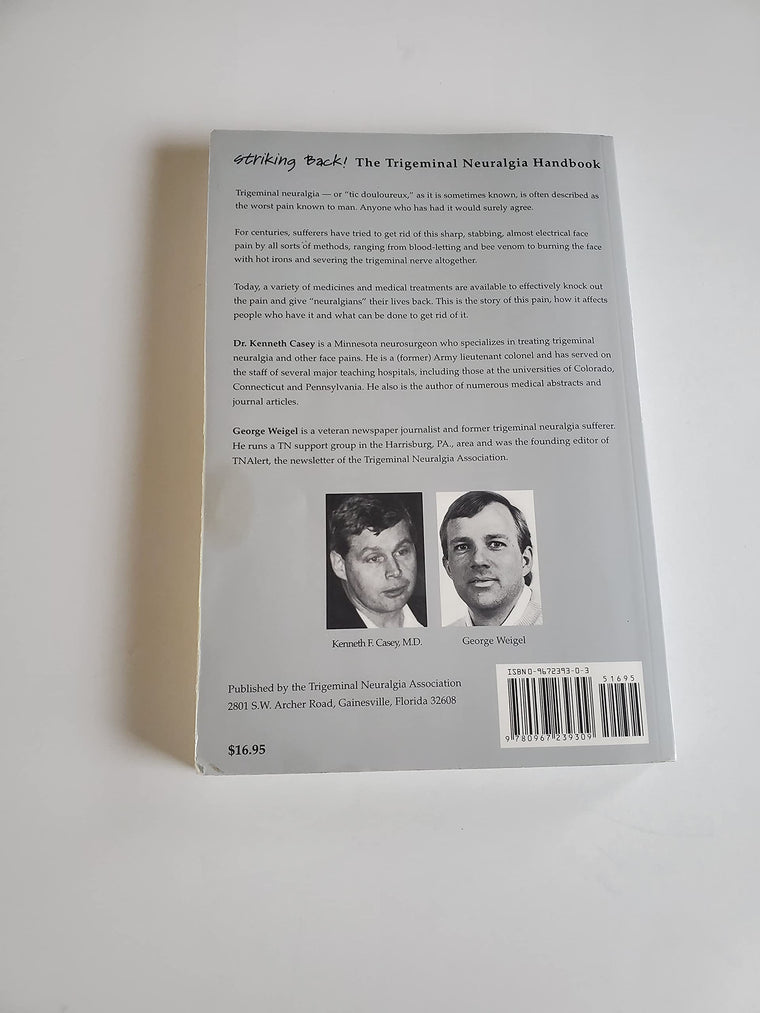 Striking Back: The Trigeminal Neuralgia Handbook (Unabridged) — back cover