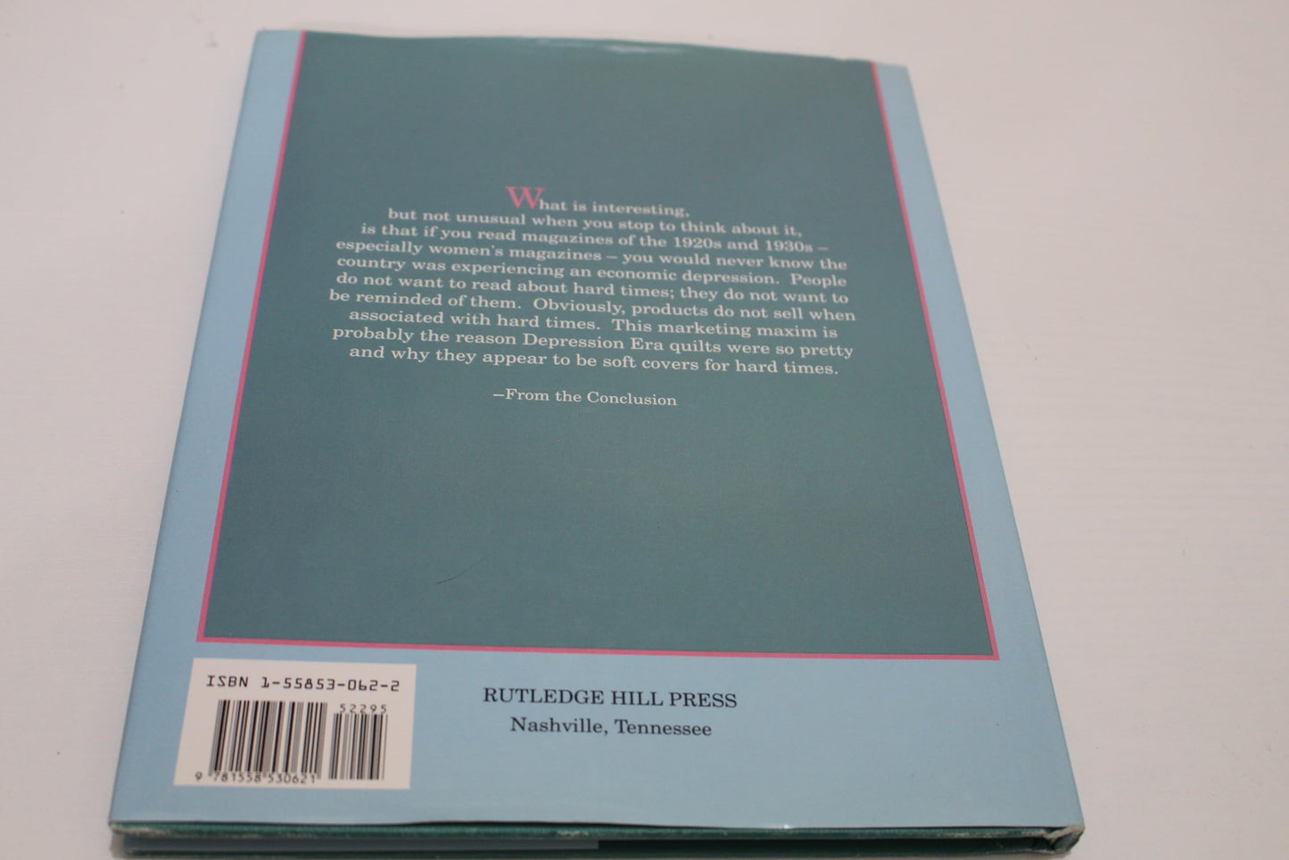 Soft Covers for Hard Times: Quiltmaking and the Great Depression
