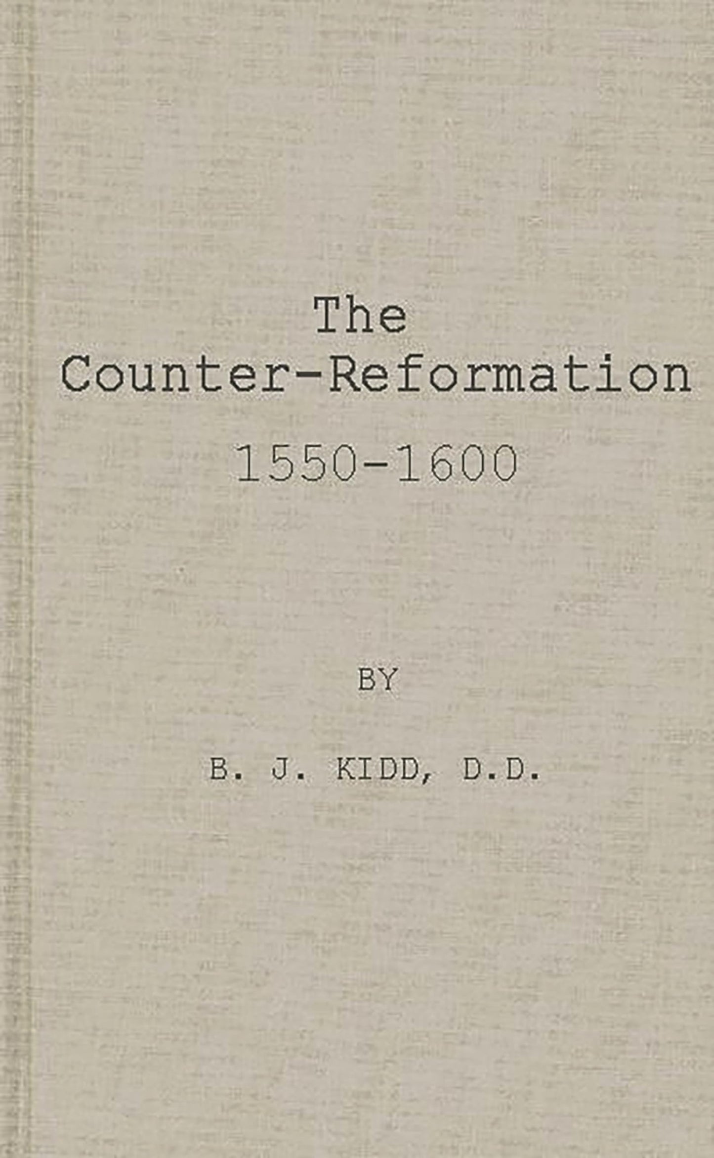 The Counter-Reformation, 1550-1600