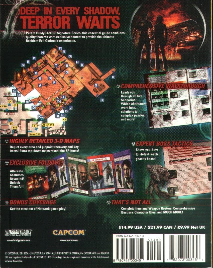Resident Evil Outbreak Official Strategy Guide by Birlew, Da