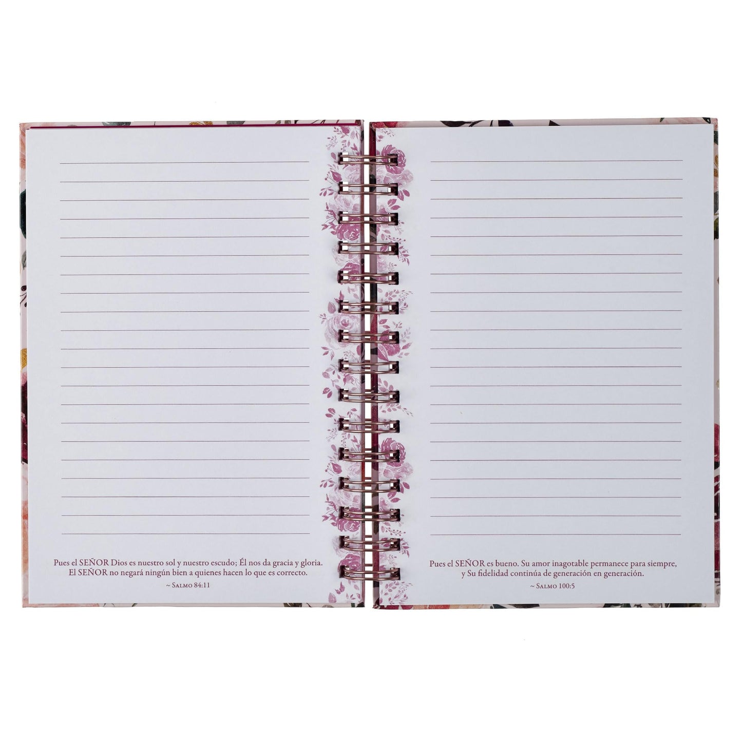 Diario Espiral Rosado Floral Los Planes Jer. 29:11 (Spanish Edition)