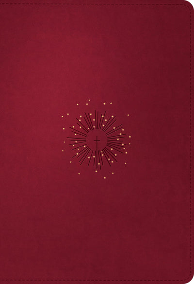 NLT Large Print Thinline Reference Bible, Filament Enabled (LeatherLike, Aurora Cranberry, Red Letter): Includes Free Access to the Filament Bible App ... Notes, Devotionals, Worship Music, and Video