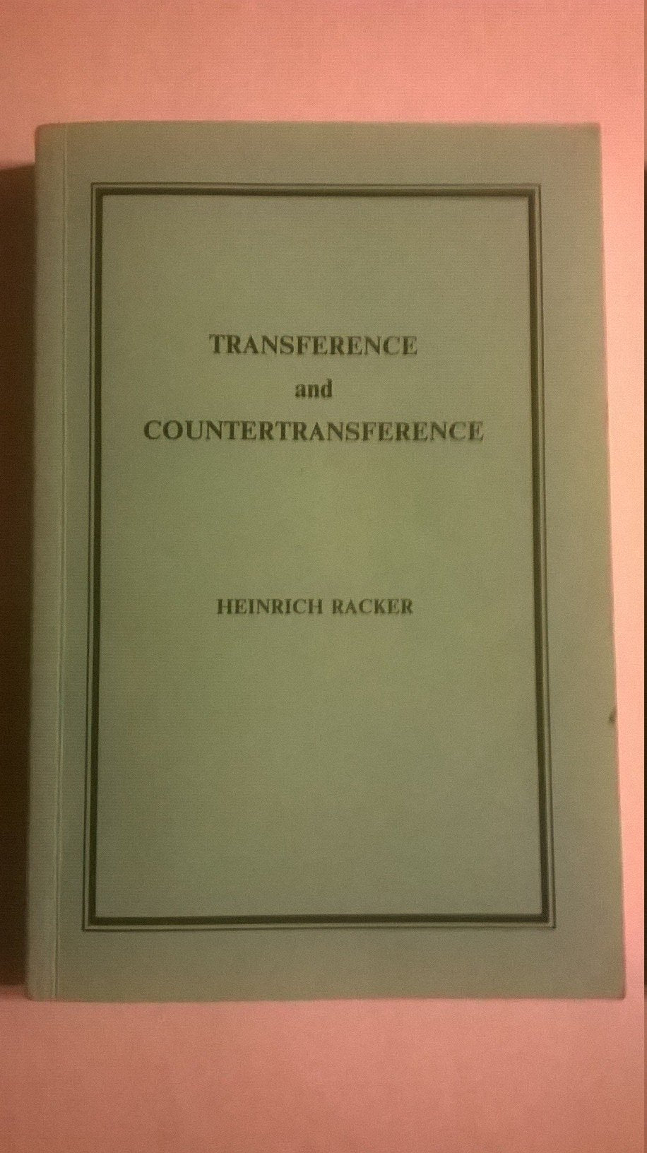 Transference and Countertransference (Maresfield Library)