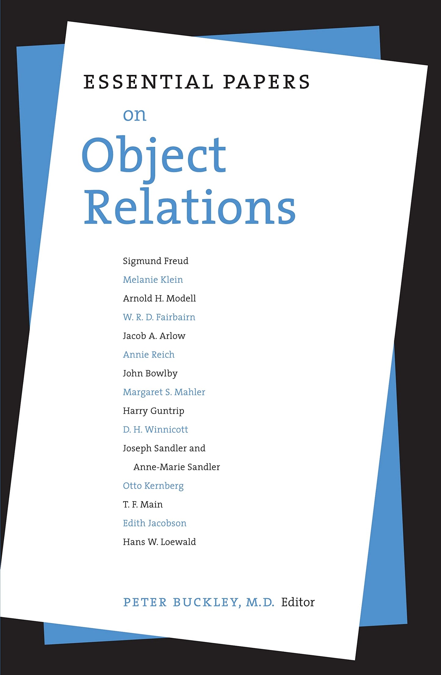Essential Papers on Object Relations (Essential Papers on Psychoanalysis, 5)