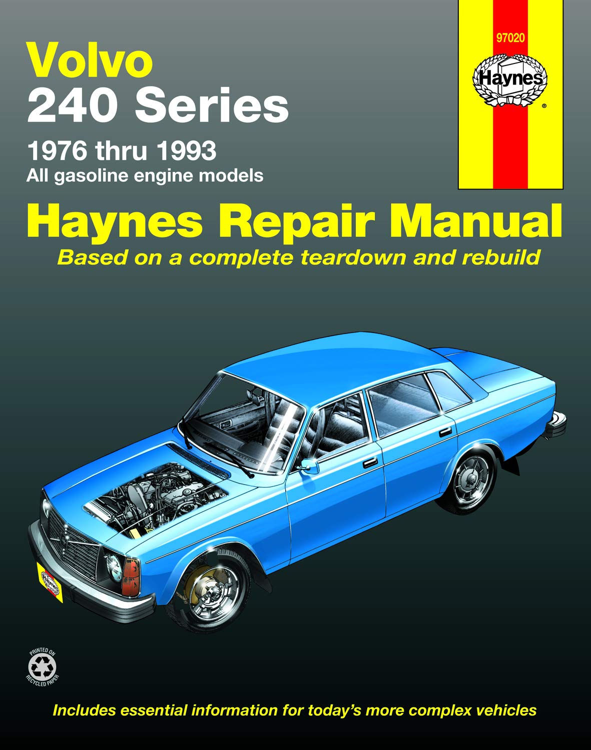 Volvo 240 Series petrol (1976-1993) Haynes Repair Manual (USA) (Paperback)