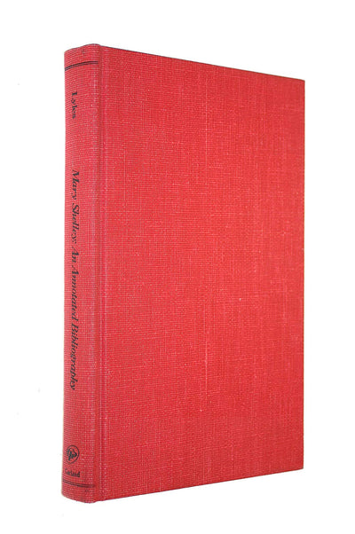 MARY SHELLEY ANNOT BIB (Garland reference library of the humanities ; v. 22)