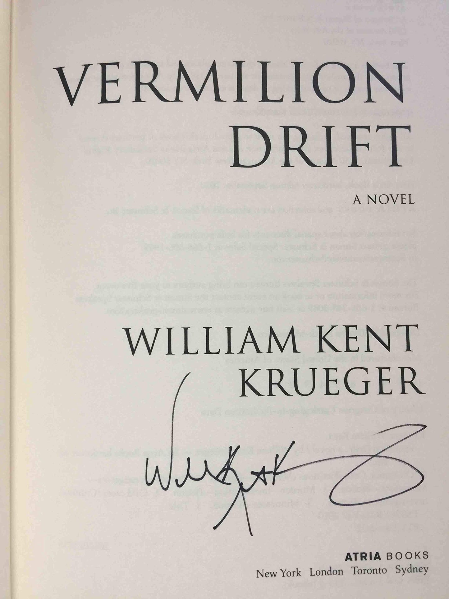 Vermilion Drift: A Novel