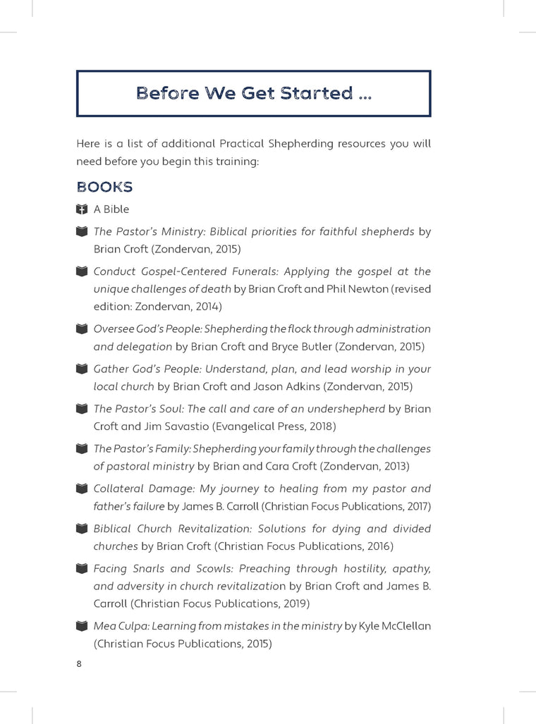 Practically Trained Pastors: A 52-Week Field Guide for Ministry in the Trenches — back cover
