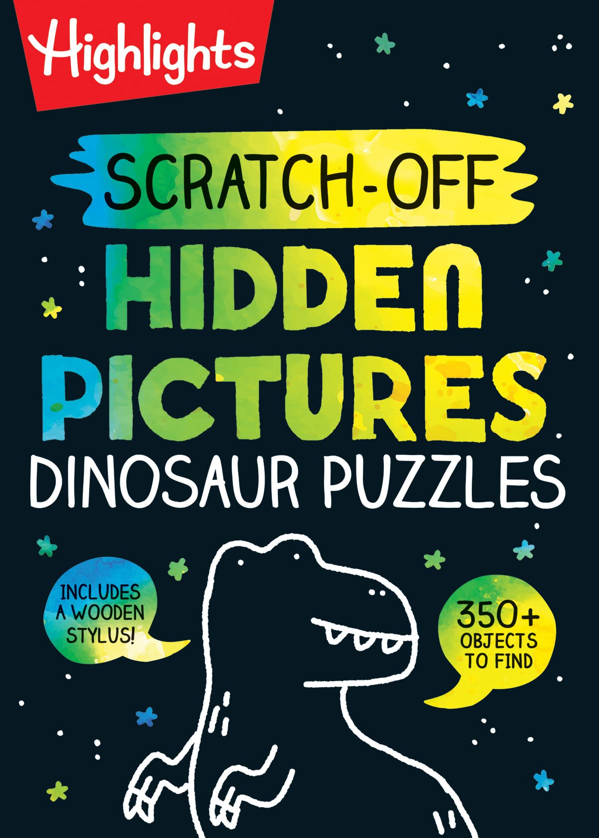 Scratch-Off Hidden Pictures Dinosaur Puzzles: Scratch-Off Hidden Pictures Dinosaur Puzzles (Highlights Scratch-Off Activity Bo oks) 64-Page Dinosaur Activity Book with Scratch Art for Kids