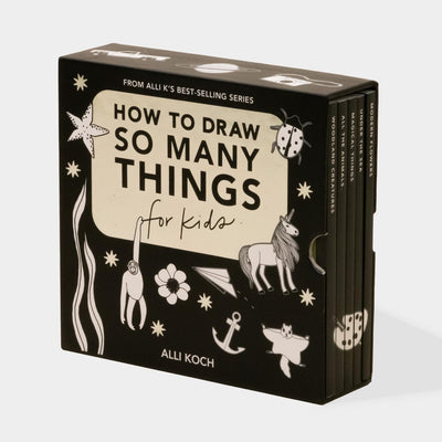 So Many Things: A Box Set of 5 How-to-Draw Books for Kids (Travel Activities Series)