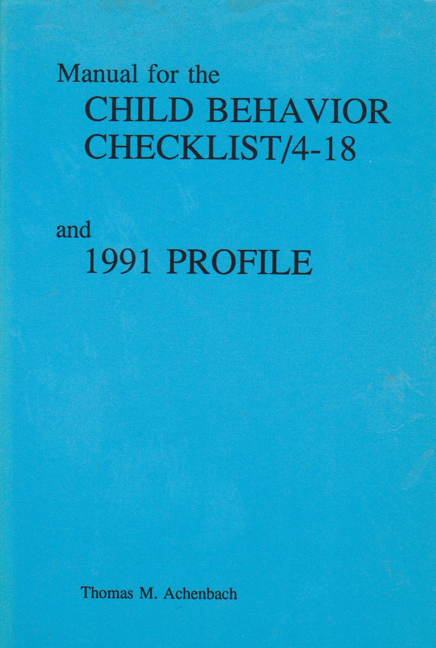 Manual for Child Behavior Checklist 4-18, 1991 Profile