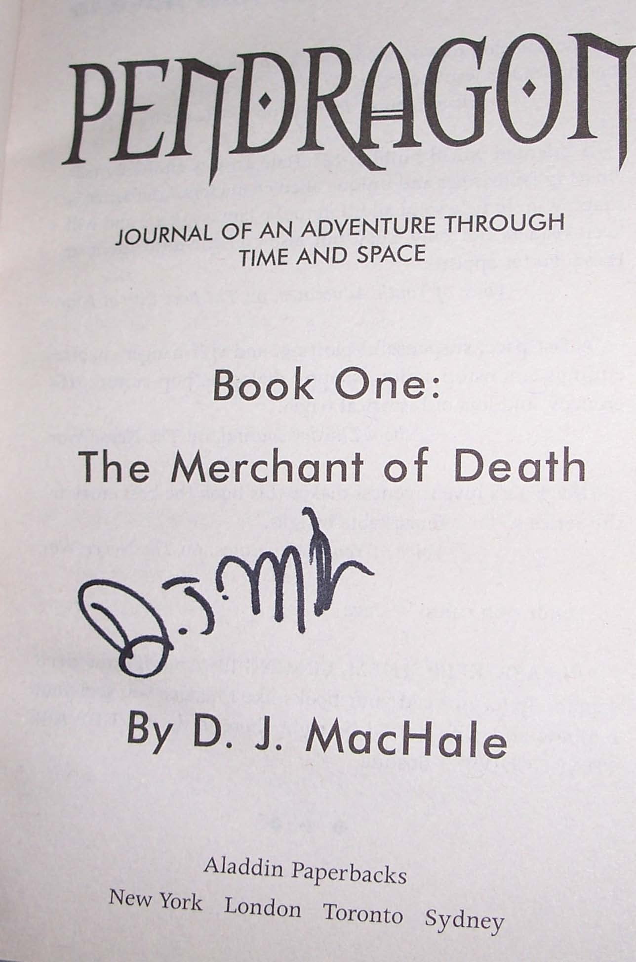 The Merchant of Death (1) (Pendragon)