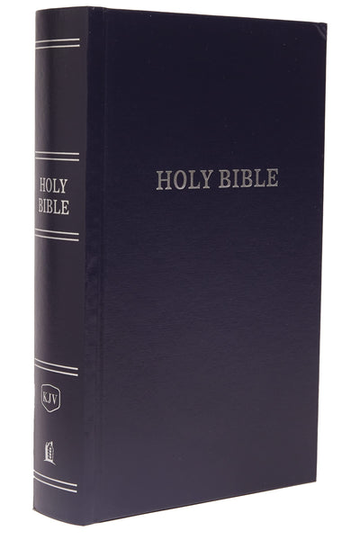 KJV, Pew Bible, Large Print, Hardcover, Blue, Red Letter, Co