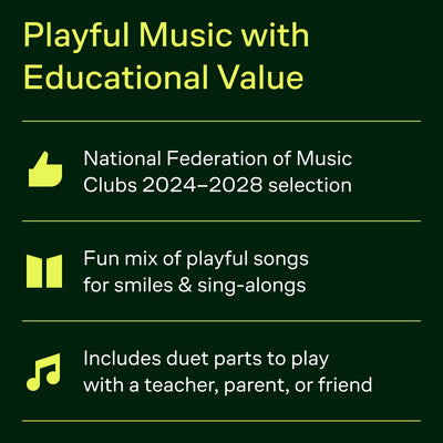 Phillip Keveren - Silly Songs for Kids Beginning Piano Solo Songbook for Children 10 Fun Piano Pieces Including The Chick Filet Song and Princess Waltz Hal Leonard Music Book for Young Pianists