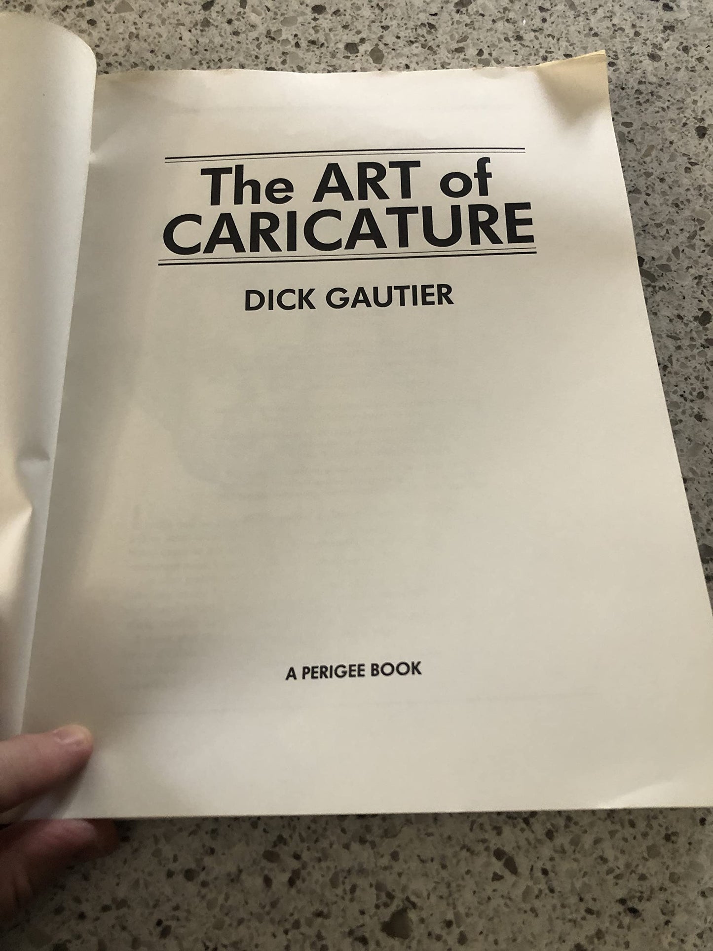Art of Caricature by Gautier, Dick