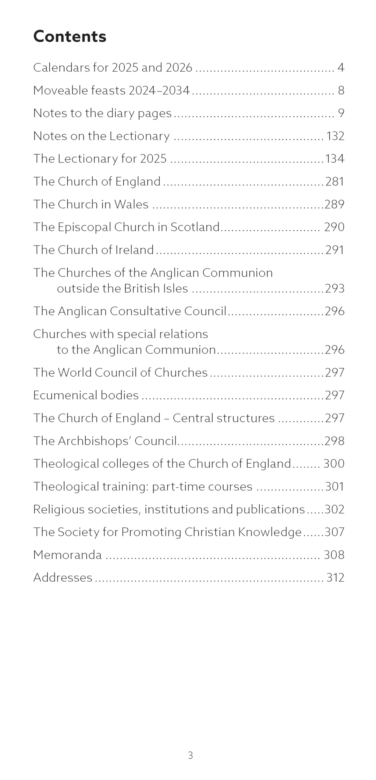 Church Pocket Book Diary with Lectionary 2025