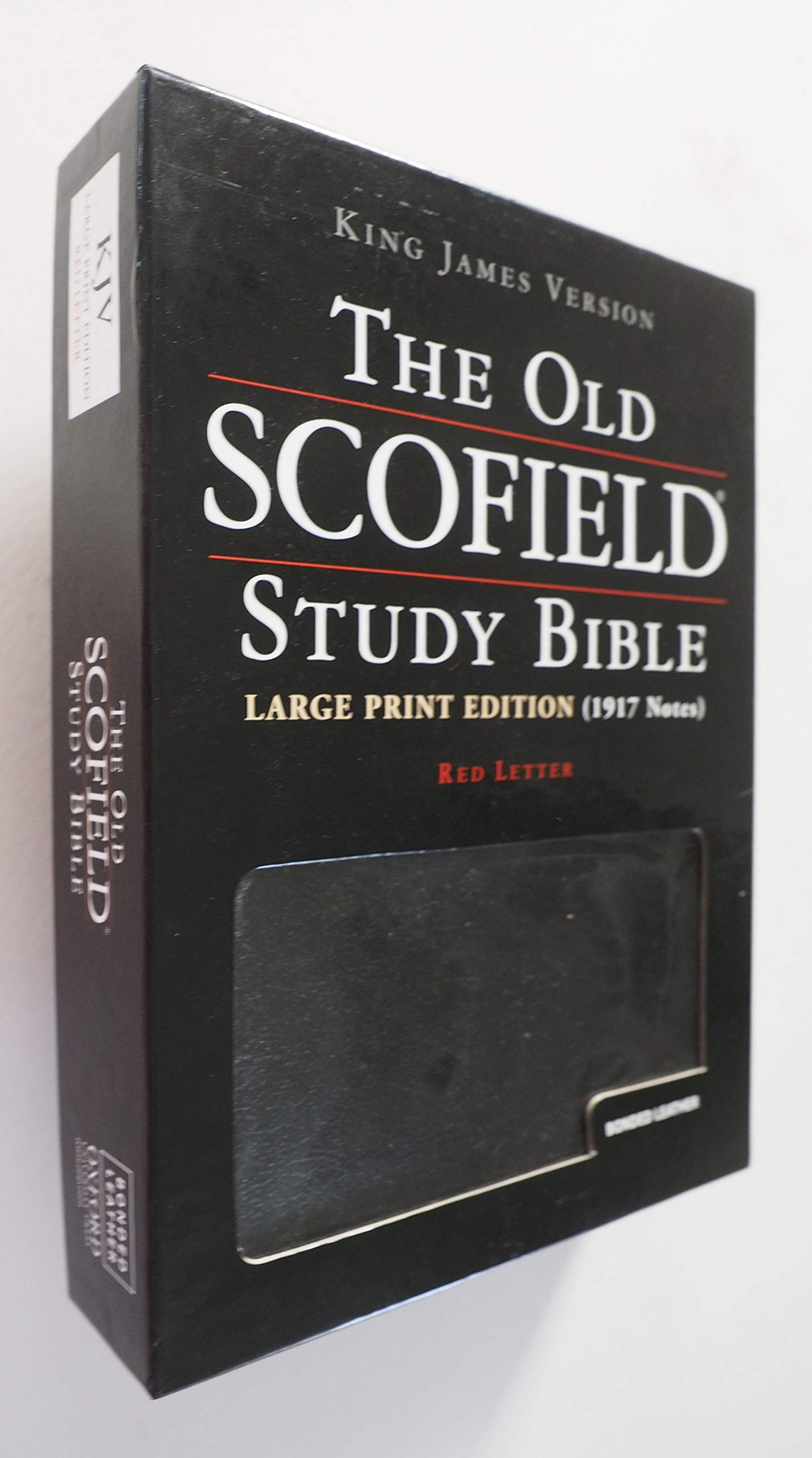 The Old Scofield Study Bible, KJV, Large Print Edition (Black Bonded Leather)