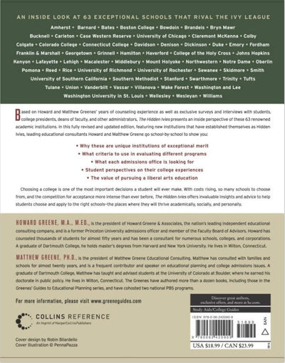 The Hidden Ivies, 3rd Edition: 63 of America's Top Liberal Arts Colleges and Universities (Greene's Guides)