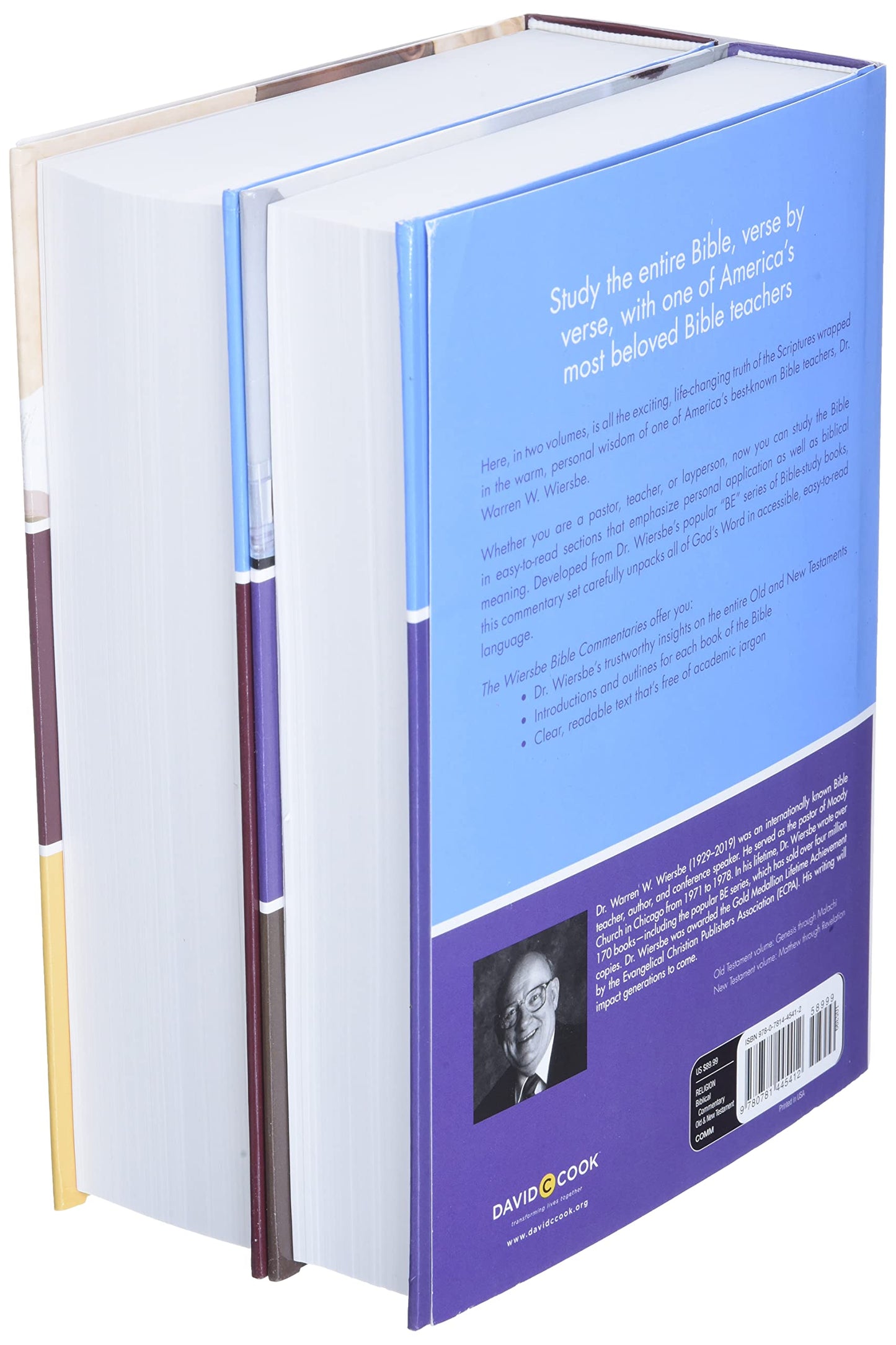Wiersbe Bible Commentary 2 Vol Set