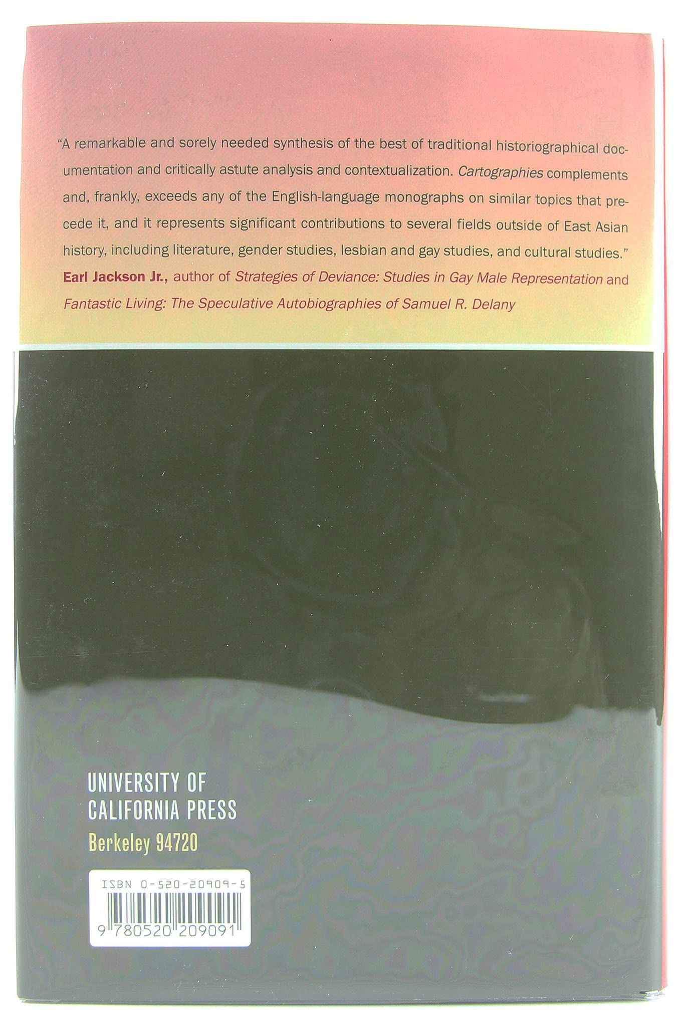 Cartographies of Desire: Male-Male Sexuality in Japanese Discourse, 1600-1950