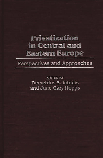 Privatization in Central and Eastern Europe: Perspectives and Approaches (Post-Communist Cultural Studies (Hardcover))
