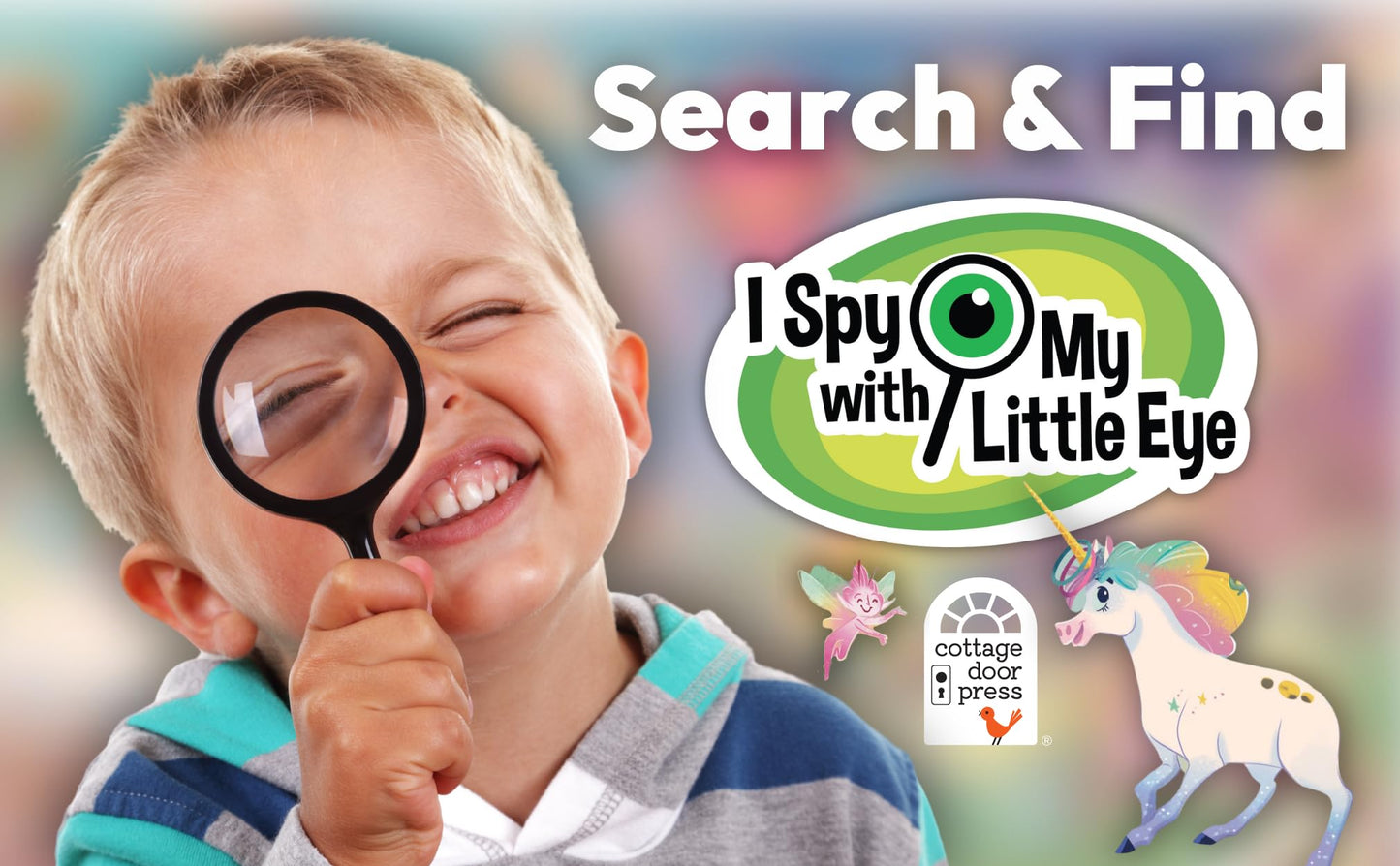 I Spy With My Little Eye Unicorn Wish & Find - Kids Search, Find, and Seek Activity Book, Ages 3, 4, 5, 6+