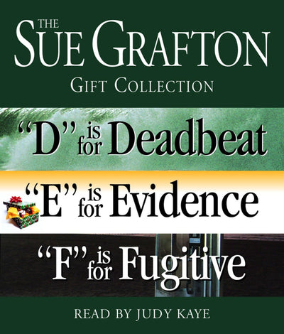 Sue Grafton DEF Gift Collection: "D" Is for Deadbeat, "E" Is for Evidence, "F" Is for Fugitive (A Kinsey Millhone Novel)