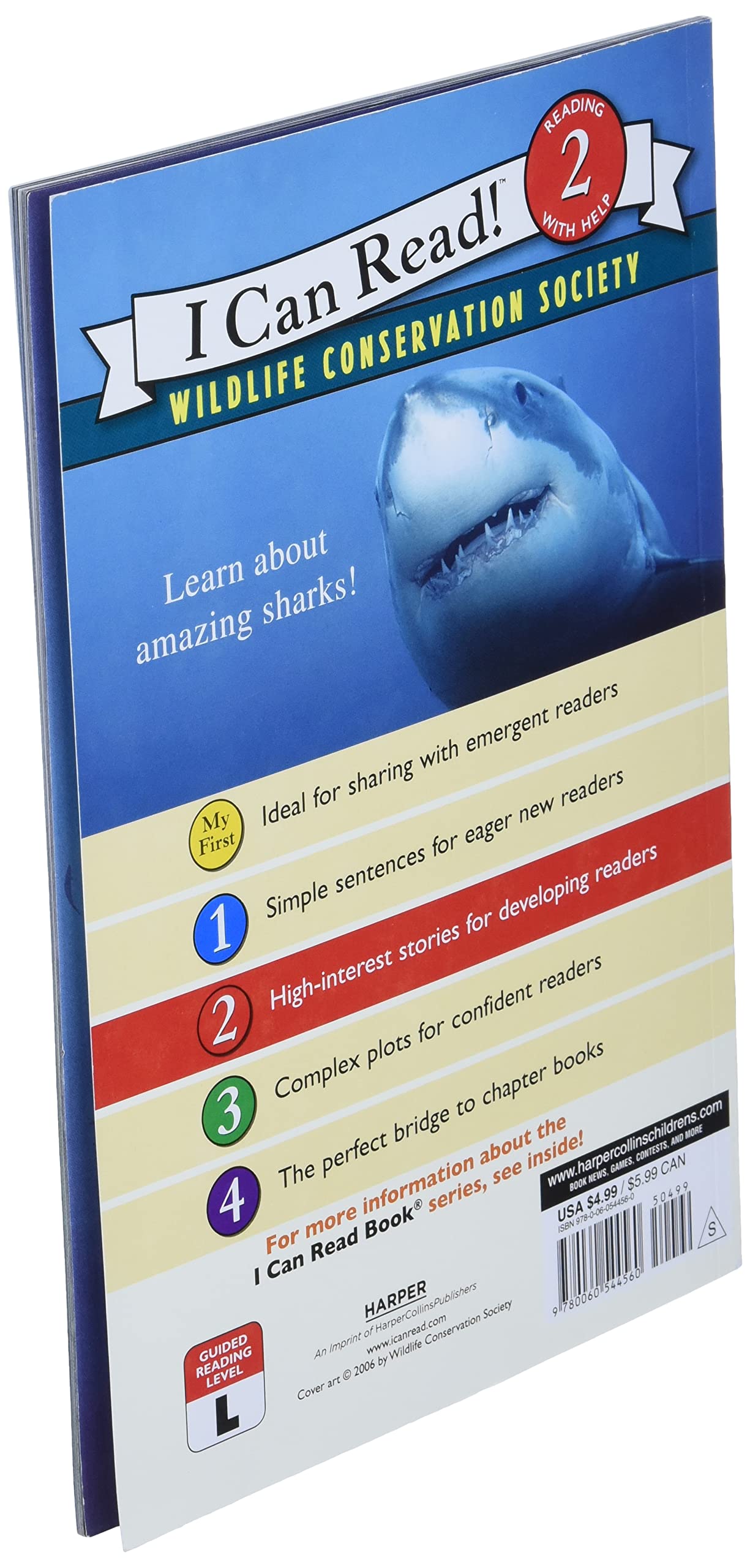 Amazing Sharks!: A Level 2 Science Reader About Ocean Wildlife for Kids (Ages 4-8) (I Can Read Level 2)