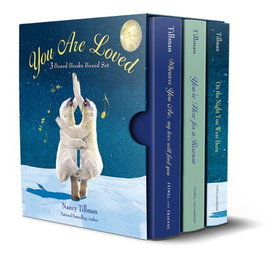 You Are Loved: Nancy Tillman 3 Board Books Boxed Set: On the Night You Were Born, You're Here for a Reason, and Wherever You Are My Love Will Find You
