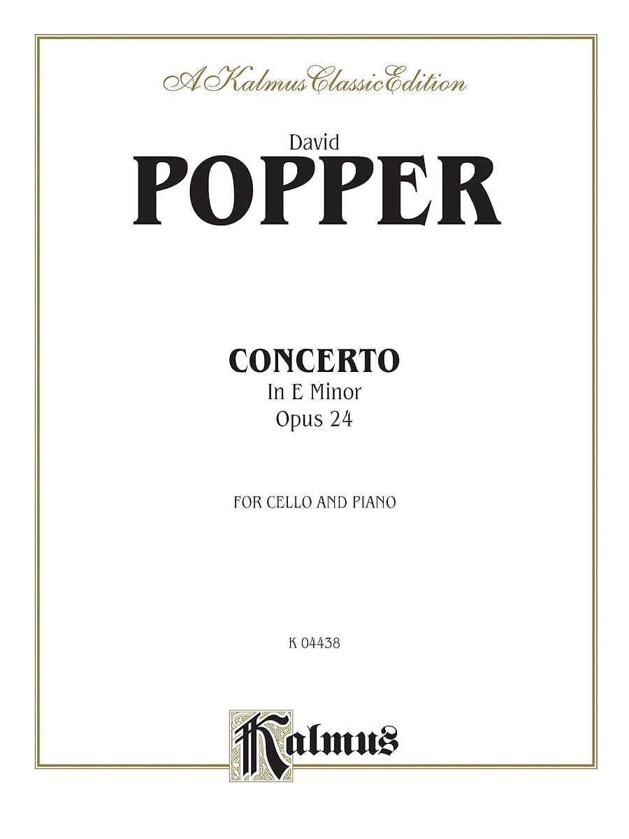 Cello Concerto in E Minor, Op. 24 (Kalmus Edition)