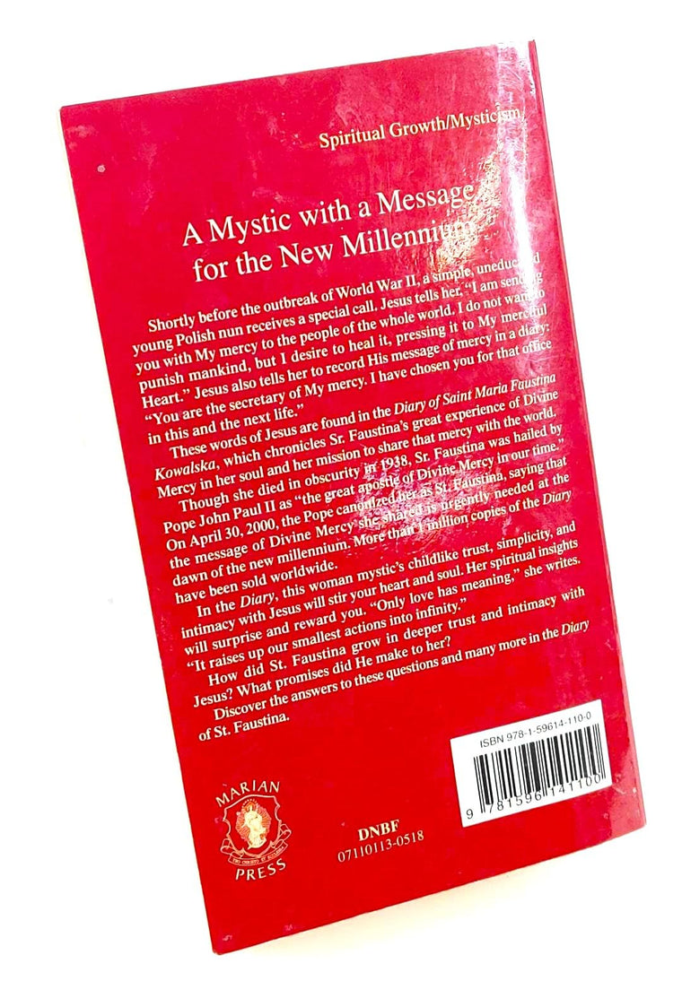 Diary: Divine Mercy in My Soul — back cover