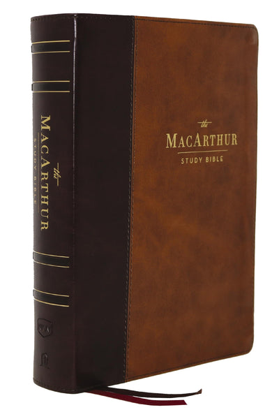 NKJV, MacArthur Study Bible, Brown Leathersoft, Comfort Print: Unleashing God's Truth One Verse at a Time (Holy Bible, New King James Version)