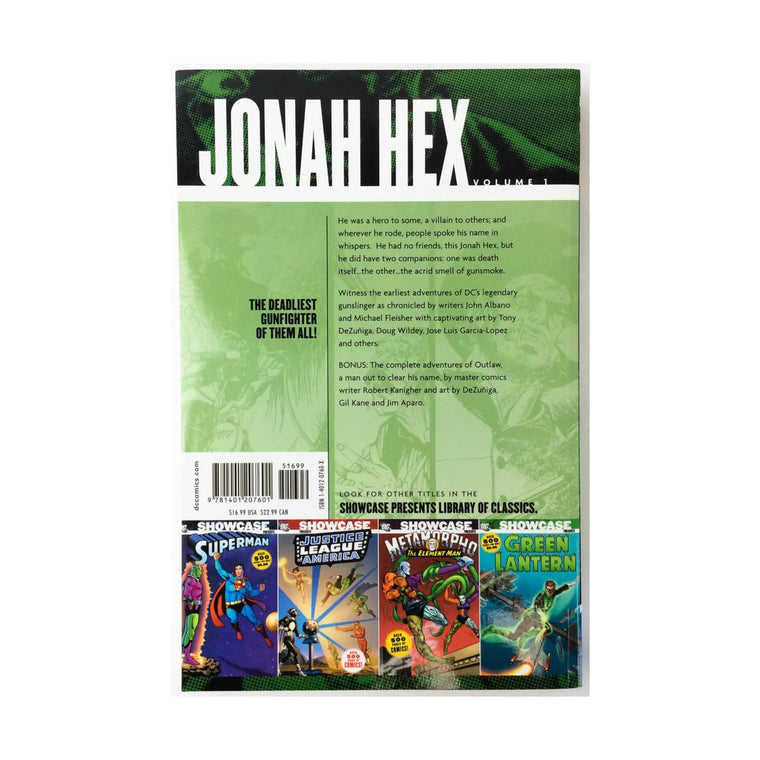 Showcase Presents: Jonah Hex - VOL 01 — back cover