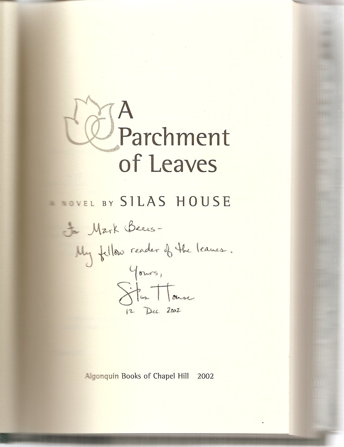 A Parchment of Leaves: A Novel