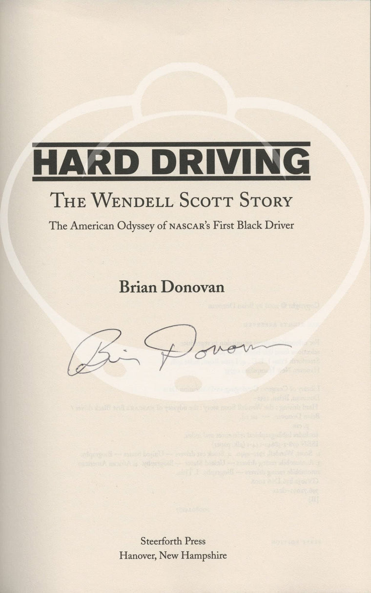 Hard Driving: The Wendell Scott Story — back cover