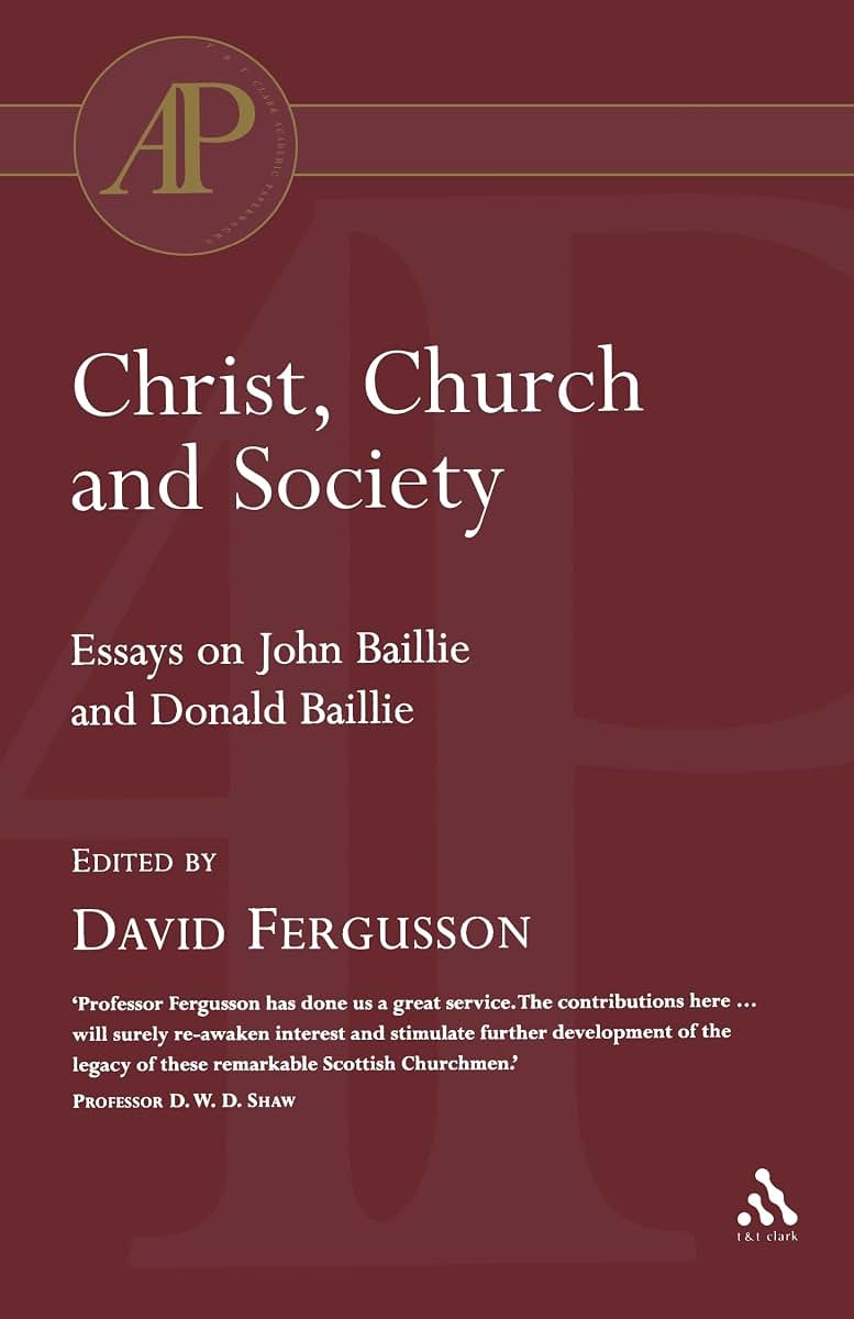 Christ, Church and Society (Academic Paperback)