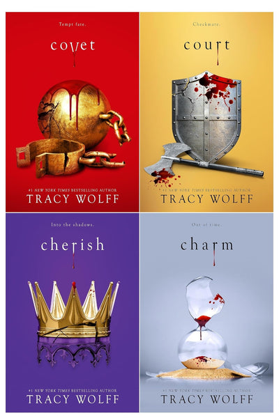 Crave Series 4 Books Collection Set By Tracy Wolff (Covet, Court, Charm & Cherish)