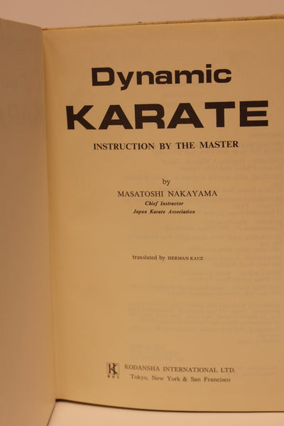 Dynamic Karate by Masatoshi Nakayama