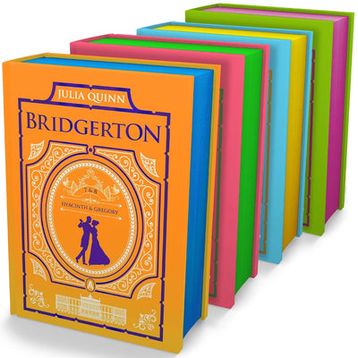 Set of 4 Complete Collection Bridgerton Collector's Edition Books by Julia Quinn