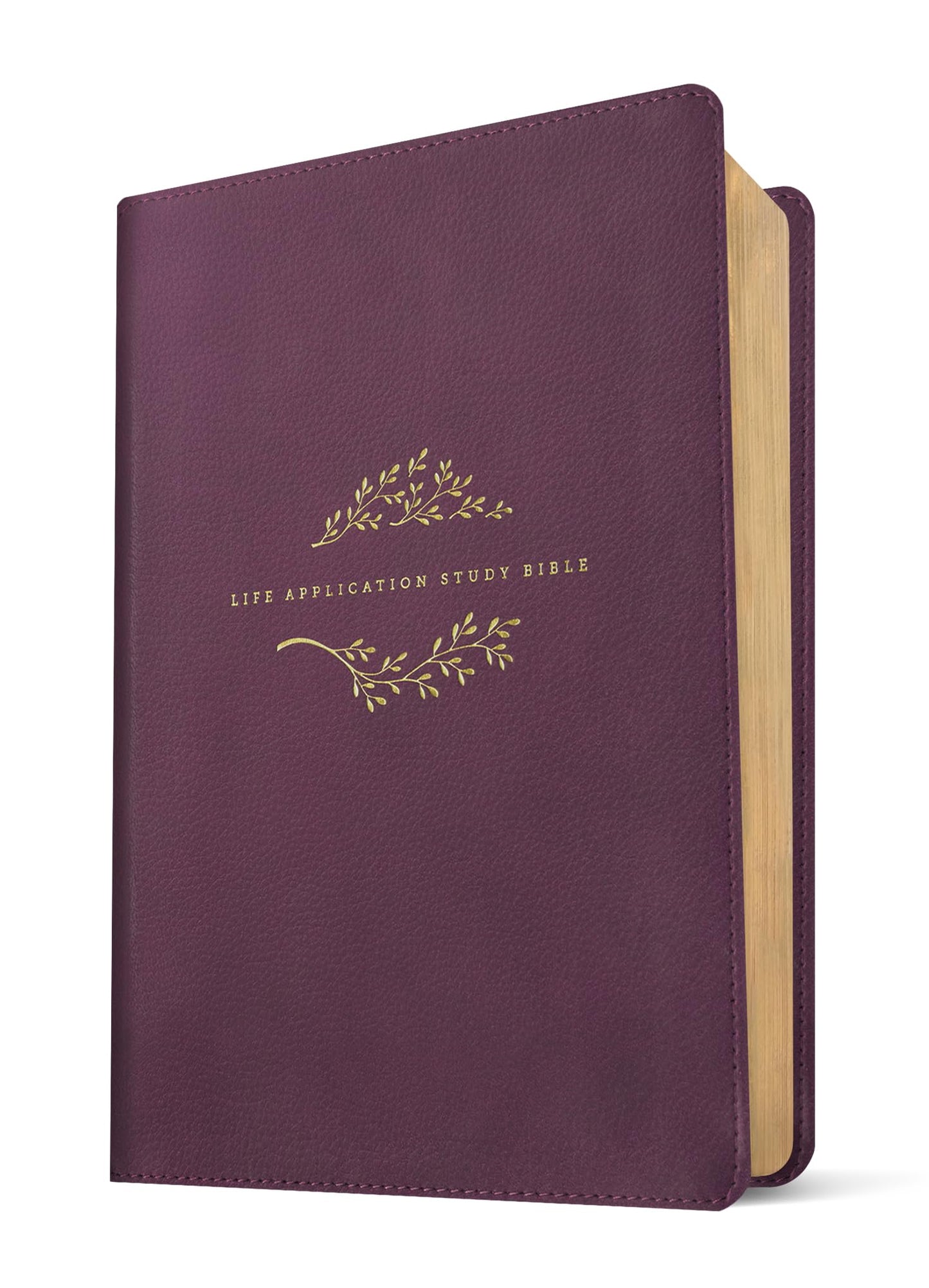 NLT Life Application Study Bible, Third Edition (LeatherLike, Purple, Red Letter)