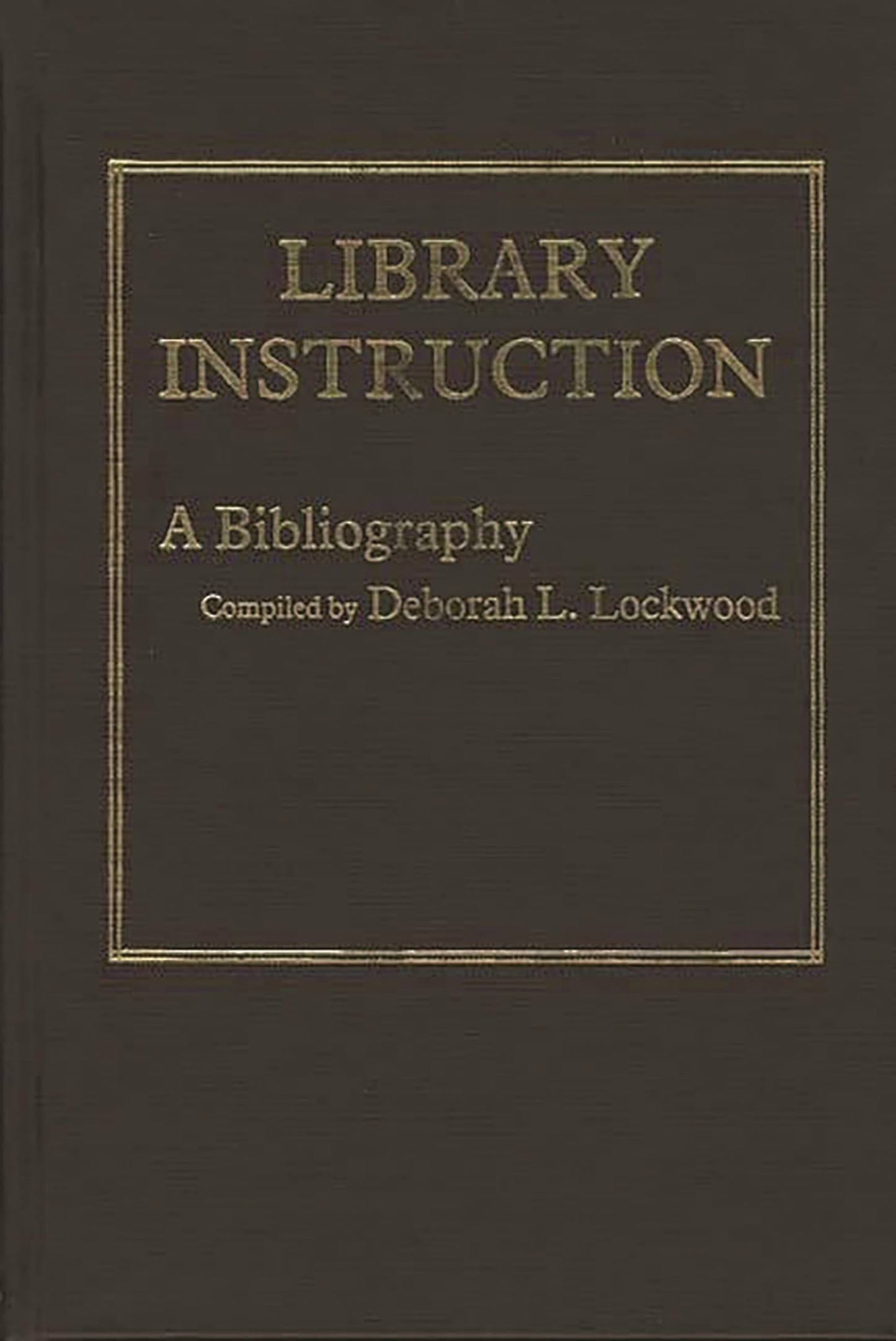 Library Instruction: A Bibliography