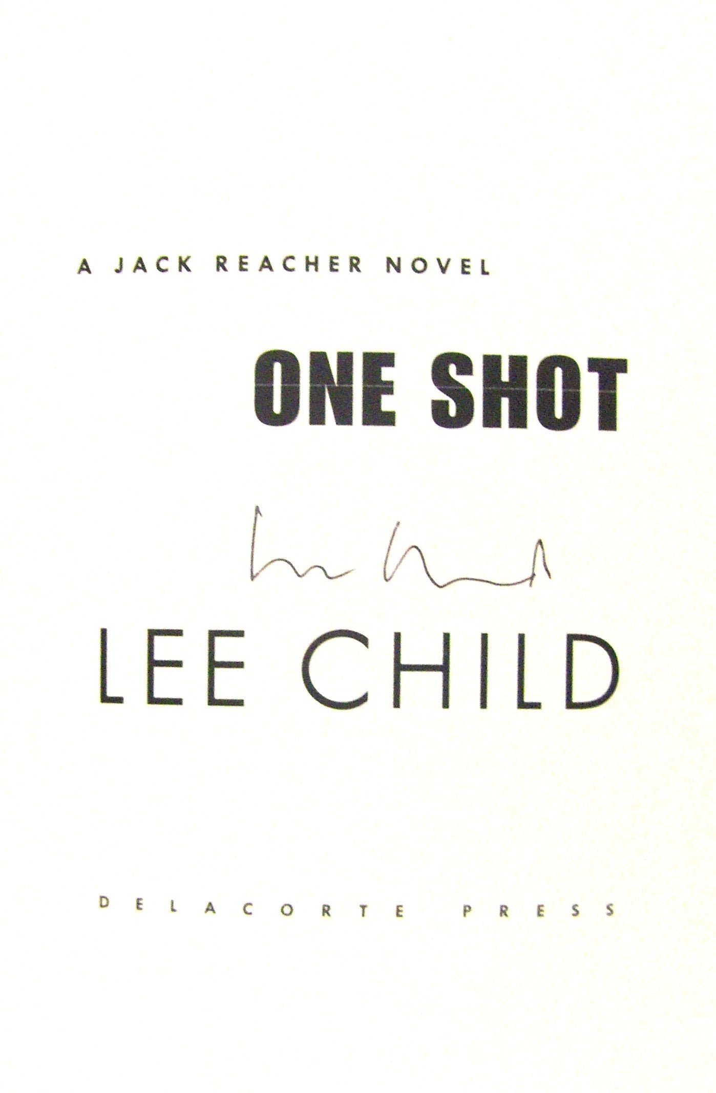 One Shot (Jack Reacher, No. 9)