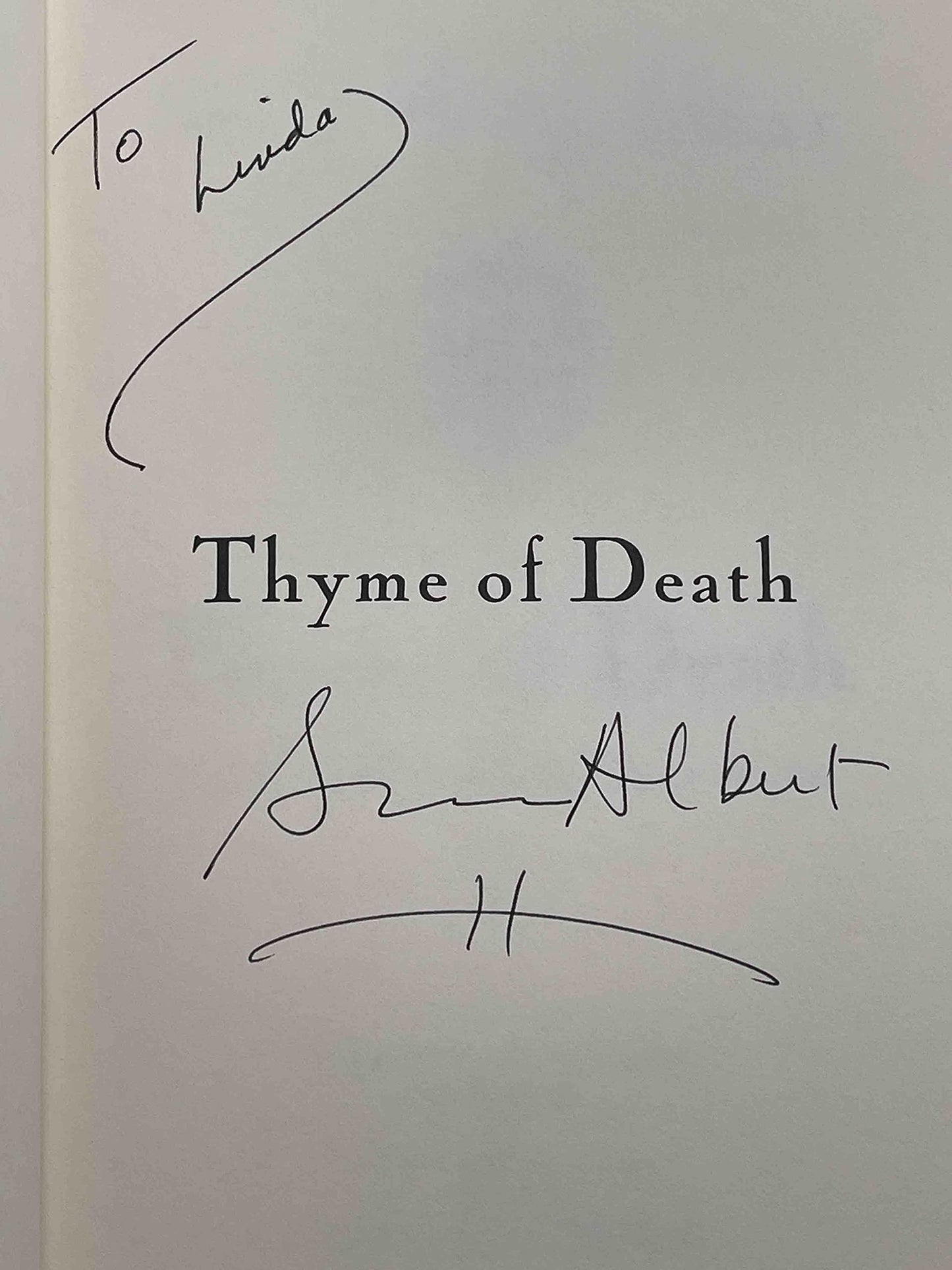 Thyme of Death