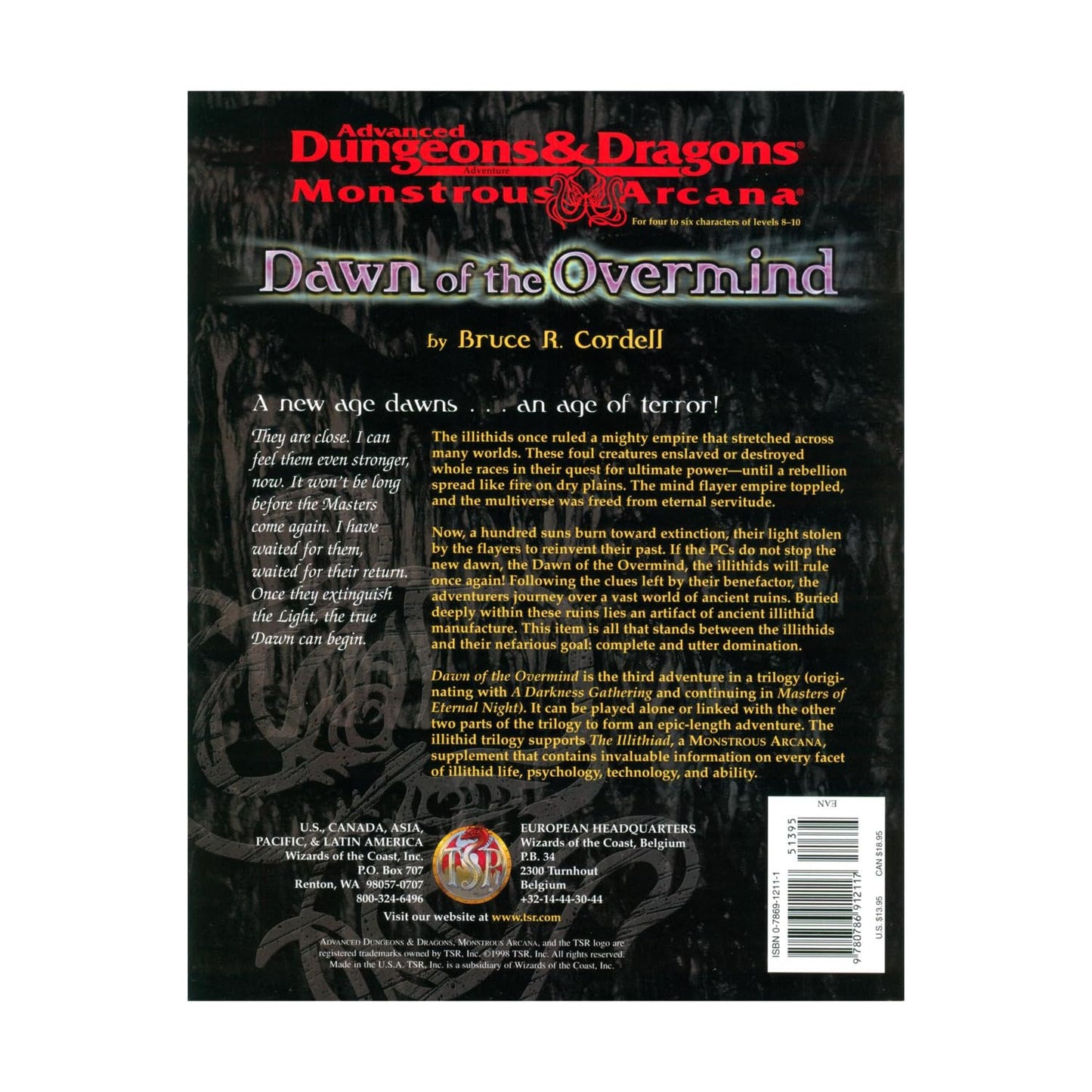 Dawn of the Overmind (Advanced Dungeons & Dragons/Monstrous Arcana)