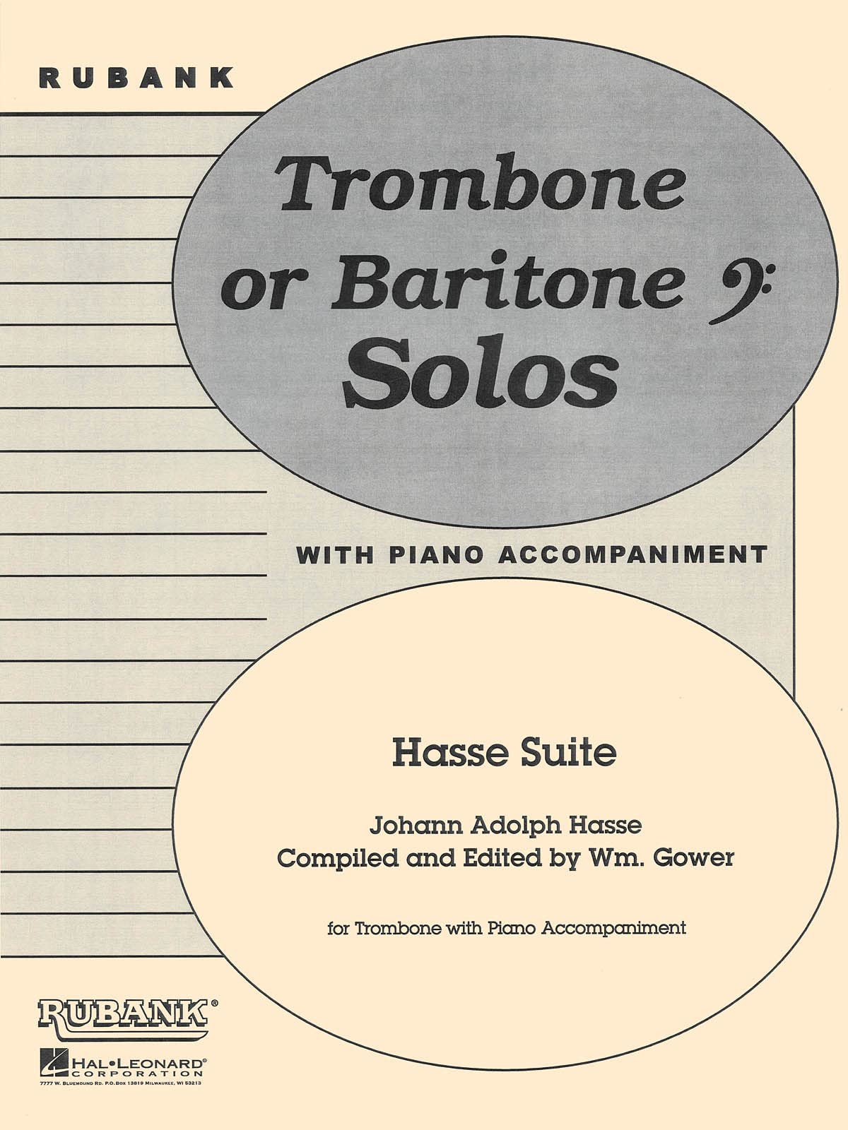 Hasse Suite: Trombone Solo with Piano - Grade 4