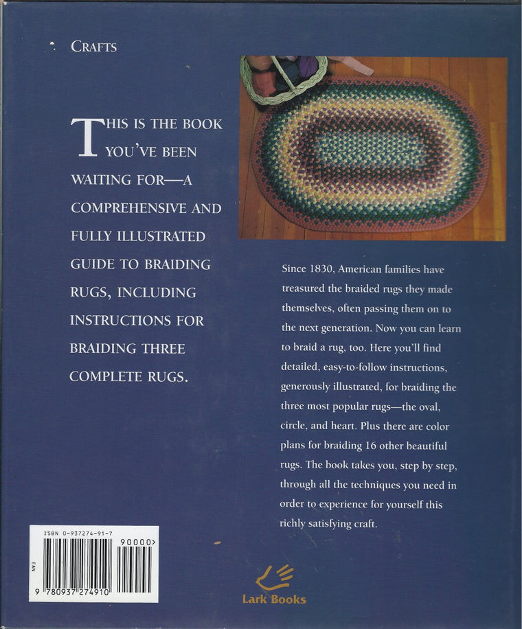 The Braided Rug Book: Creating Your Own American Folk Art — back cover